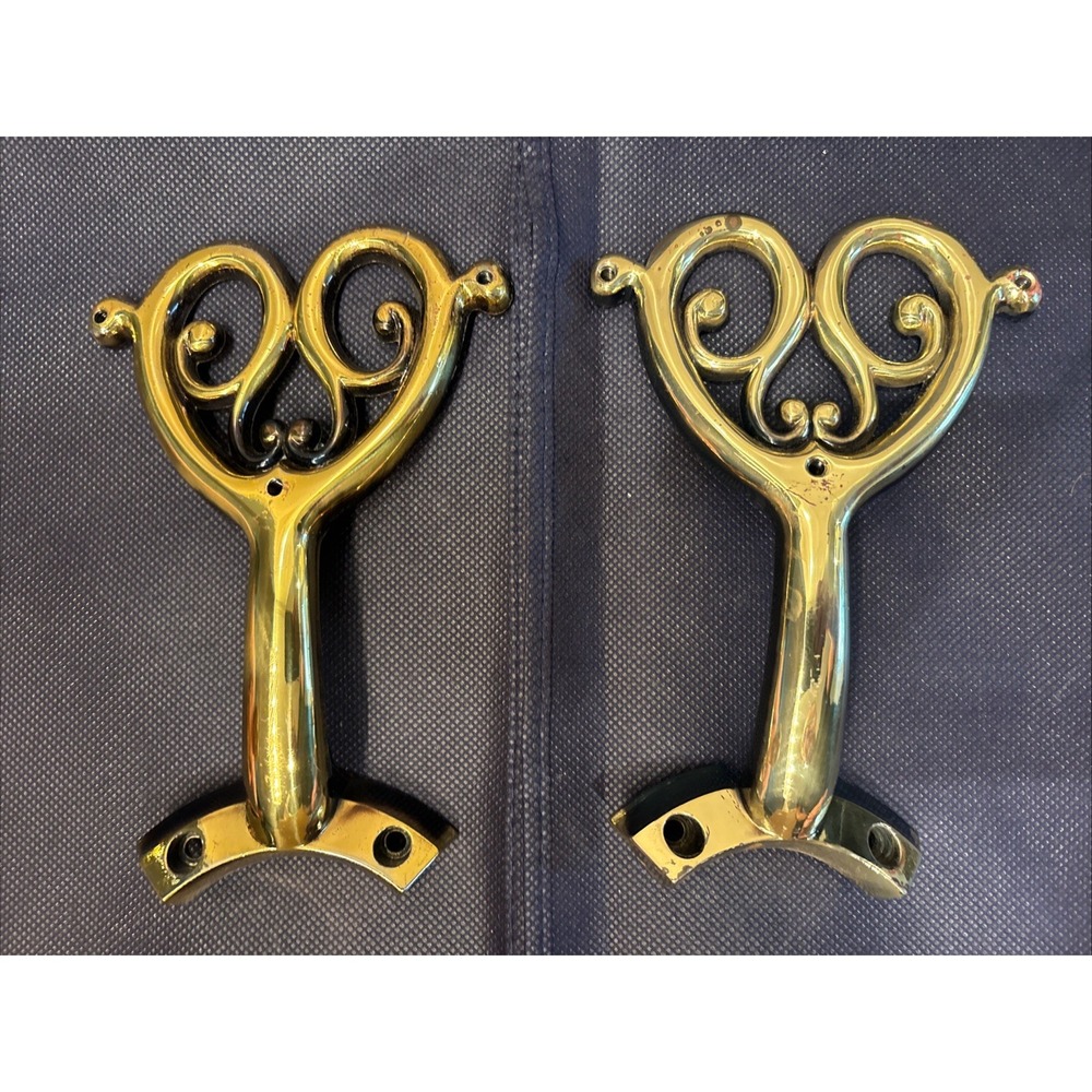 Hunter 1886 100 Year Ceiling Fan Bracket Only in Burnished Brass- Set Of 2